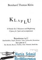 Klaplu 10 Stücke (Bassstimme in C) 