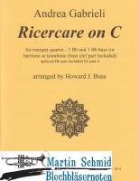 Ricercare on C (4Bb.Trp;3Bb-Trp.BassTrp/Pos) 