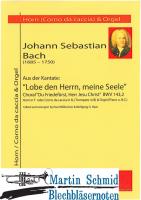 Aus der Kantate "Lobe den Herrn, meine Seele" Choral "Du Friedefürst" (Corno da caccia in B/Horn in F) 