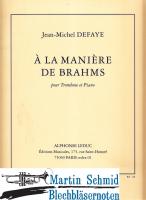 A La Maniere De Brahms 