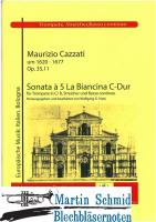 Sonata à 5 La Biancina C-Dur (Trompete in C/B.Streicher.Bc) 