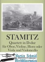 Quartett in D-dur op. 8/1 (Oboe, Violine, Horn oder Viola und Violoncello) 