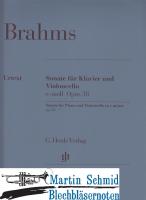 Sonate e-moll op.38 (Original Ausgabe für Cello) 