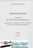Concerto for violin, horn and orchestra :  for violin, horn (viola/cello) and piano 