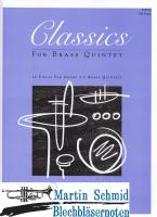 Classics for Brass Quintet (Score) 