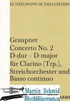 Konzert Nr.2 D-Dur (Trp.Str.Bc) Partitur 