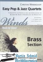 Easy Pop & Jazz Quartets (Spielpartitur Trompete/Posaune) 