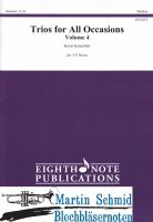 Trios for All Occasions - Vol.4 - (Horn Part) 