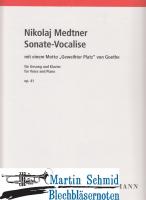 Sonate-Vocalise op.41 (Originalaugabe für Gesang) 