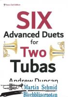 Six Advanced Duets for Two Tubas (Bass Clef)  