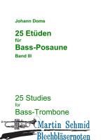 25 Etüden für Bass-Posaune Band III 
