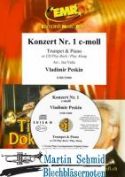 Konzert No. 1 c-moll (Trumpet & Piano + Play Back / Play Along CD or MP3 (Download)) 