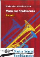 Rheinisches Bläserheft 2025 - Musik aus Nordamerika (Beiheft) 