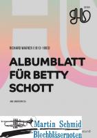 Albumblatt für Betty Schott 