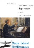 "September" aus Vier letzte Lieder (8Hr) (Neuheit Horn) 