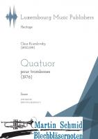 Quatuor (Partitur) (Neuheit Posaune) 