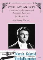 Pro Memoria (8Hr)( Optional Alphorns) (Neuheit Horn) 