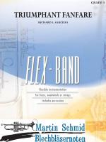 Triumphant Fanfare (5-Part Flexible Concert Band/Fanfare [Opt. Strings]) ((Hal Leonard Flex-Band)) (Neuheit Ensemble) 
