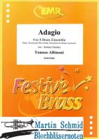 Adagio (4, 5, 6, 7, 8-Brass-Ensemble (1st to 4th parts obligato & 5th to 8th parts optional)(Piano / Keyboard, Bass Guitar, Percussion & Dru... 