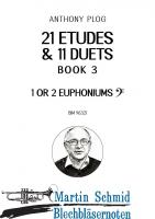 21 Etudes & 11 Duets - Book 3 (Neuheit Euphonium) 