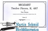 12 Stücke KV 487 (Faksimile) (thompson) 