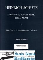 Attendite, popule meus (B.4Pos.Bc) (musica rara) 