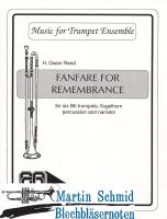 Fanfare for Remembrance (7Trp.Perc.Sprecher) 