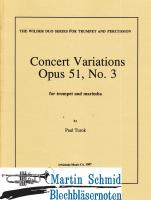 Concert Variations Op. 51 Nr.3 (Trp.Marimba) 