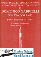 Sonata D-Dur XI/5 (Trp.Str.Bc) 
