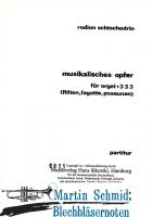Musikalisches Opfer (Orgel.3Pos.3Fl.3Fag) Partitur 