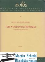 5 Miniaturen (303) Partitur 