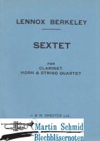 Sextett (Klar.Hr.Streichquartett) (Partitur) 