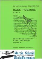22 Rhythmische Studien für Bass-Posaune Band II 