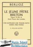 Le Jeune Patre Breton op.13 Nr.4 (Sopran/Tenor.Hr.Klav) 