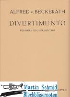 Divertimento (Hr.Vl.Vla.Vlc) Stimmen 