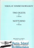Zwei Duette - Notturno für 4 Hörner 