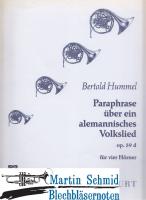 Paraphrase über ein alemannisches Volkslied 