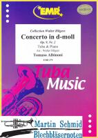 Concerto in d-moll op. 9 Nr. 2 (Tuba in C - Baß-Schlüssel) 