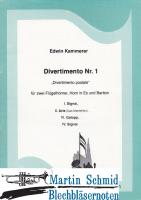 Divertimento Nr.1 (2FlgHr.Hr in Es.Bariton) 
