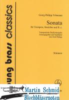 Sonata (Trp.2Vl.Vla.Vlc/Kb) Transponierte Fassung (Stimmen) 
