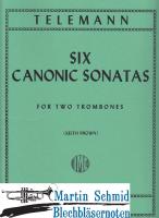 Six Canonic Sonatas (imc) 