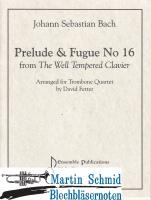 Prelude and Fugue No. 16 from "The Well Tempered Clavier" 