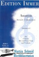 Sonatina à 4 (2Trp.Alto und Tenor Viola.Bc) 