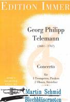 Concerto D-Dur (3Trp.2Ob.Pk.Streicher.Bc) 