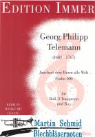 Jauchzet dem Herrn alle Welt (3Trp.Baß.Bc) 