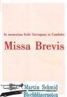 Missa Brevis (4Pos.Orgel.5-stimmiger Chor) Orgelstimme 