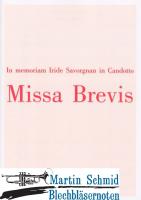 Missa Brevis (4Pos.Orgel.5-stimmiger Chor) Partitur/Chorpartitur 