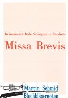 Missa Brevis (202.Orgel.5-stimmiger Chor) Bläserstimmen SpP 