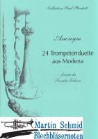 24 Trompetenduette aus Modena - Sonate da Tromba Tedesca 