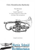Three Movements from Sonata for Organ op.65 (Trp in Es/C/Bb) 